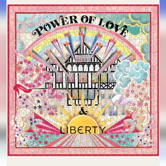 Galison Other - NEW Galison Liberty 'Power of Love' Puzzle DOUBLE-SIDED 500 Pieces